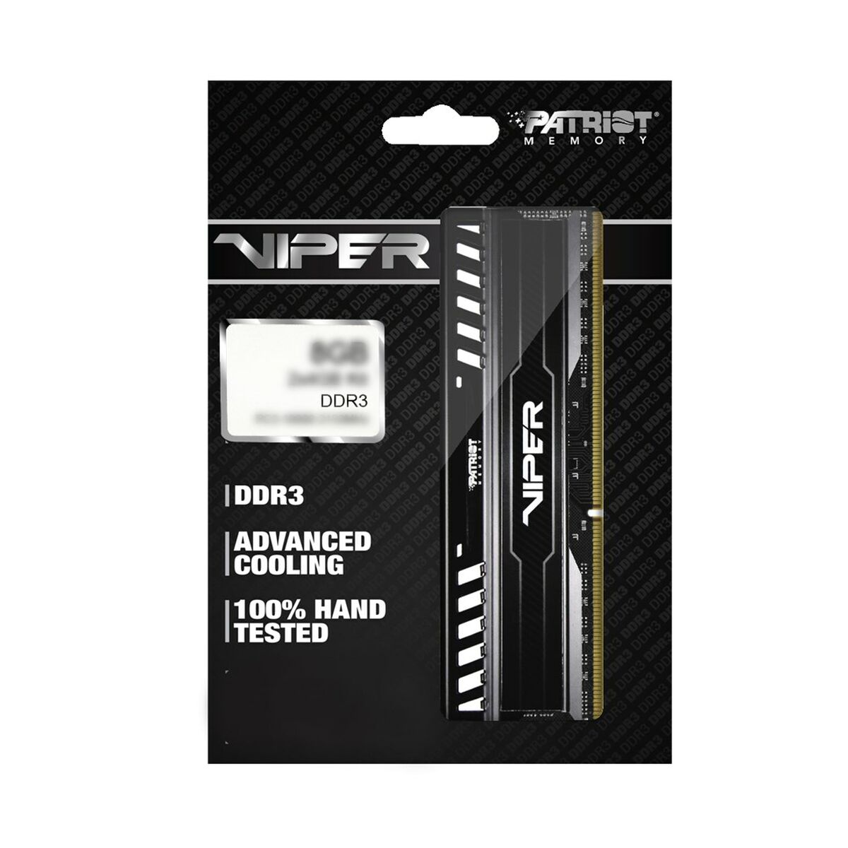 RAM-hukommelse Patriot Memory C3-12800 DDR3 CL9 8 GB